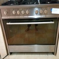 Meireles - 5 Burner Stainless Steel Gas Stove - with rotisserie
