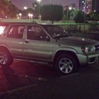 Nissan Pathfinder 2002 model golden colour in good condition