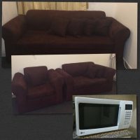 Sofa Set and Microwave Oven for Urgent Sale at a very low Price