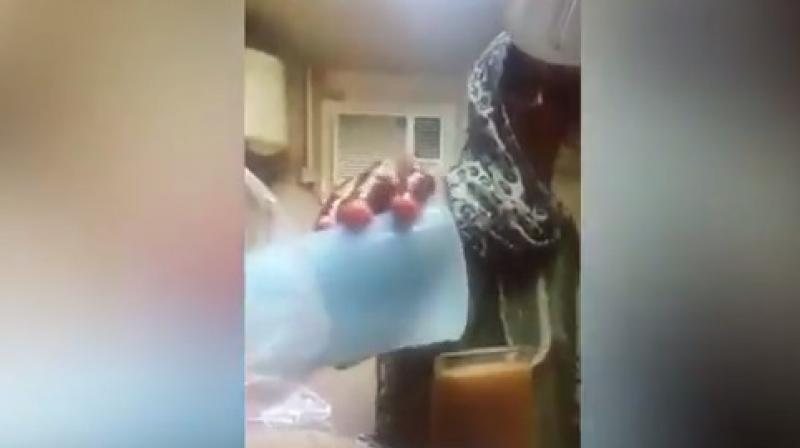 Video – Secret camera catches the disgusting moment of a maid in Kitchen in Kuwait