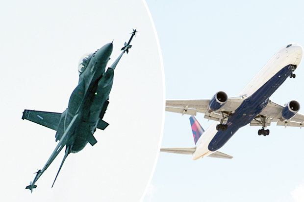 USA plane heading to Kuwait, Pilot failed to response and need a Fighter Jet to alert the pilot