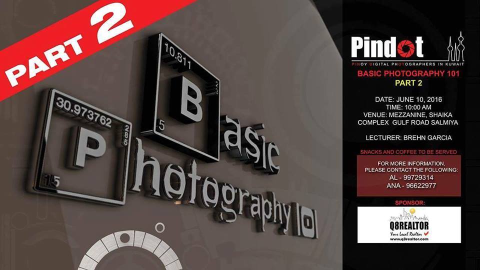 Pindot - Basic Photography Workshop - Part 2