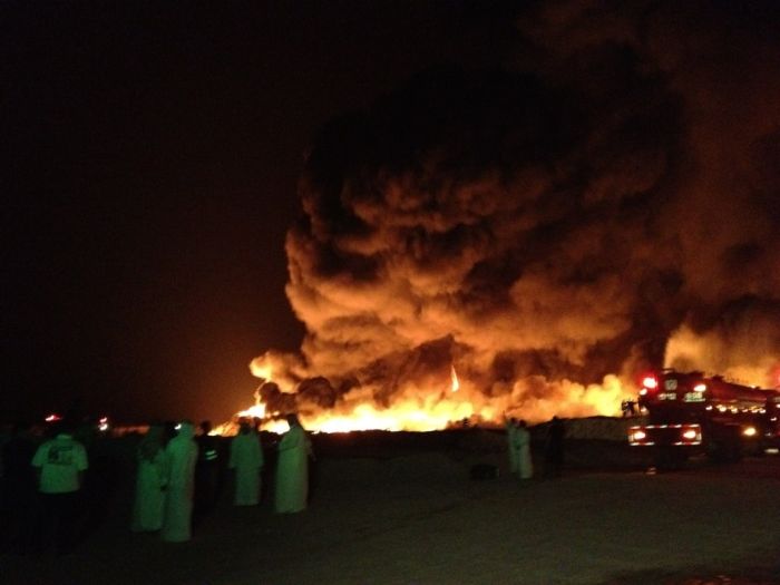 kuwait jail caught fire