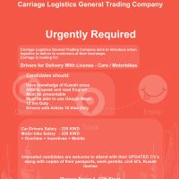 Delivery Drivers Required