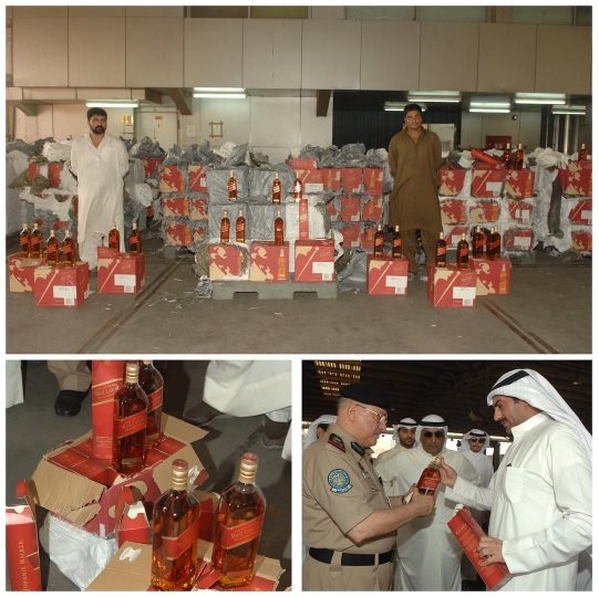alchohol caught in kuwait 6000 pakistanis