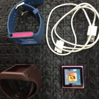iPod nano 6th generation with two watch straps