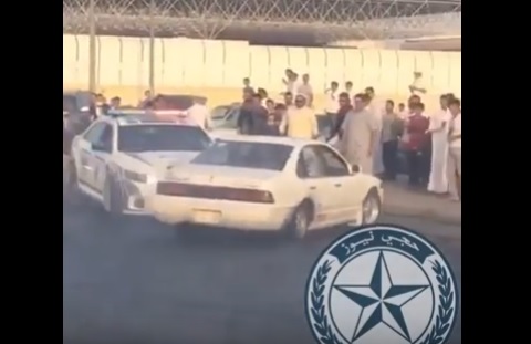 Video – Police raided on car drifter