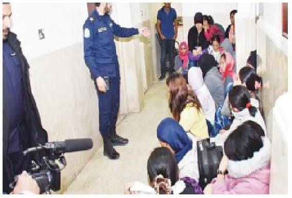 Arrested 531 individuals wanted by law