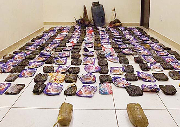 150 kg cannabis worth KD 300,000 seized