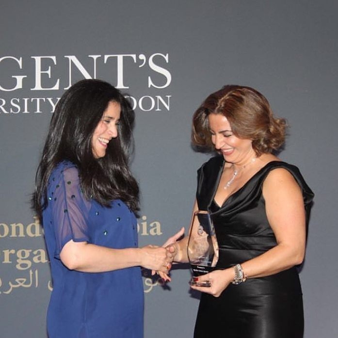 Kuwait’s Sheikha Intisar won the Arab Woman Award 2017