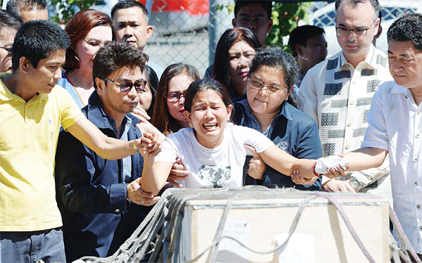 Joanna Demafelis dead body arrived to Manila