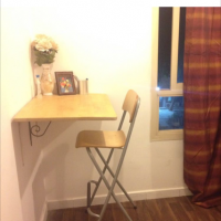 Large room with bathroom