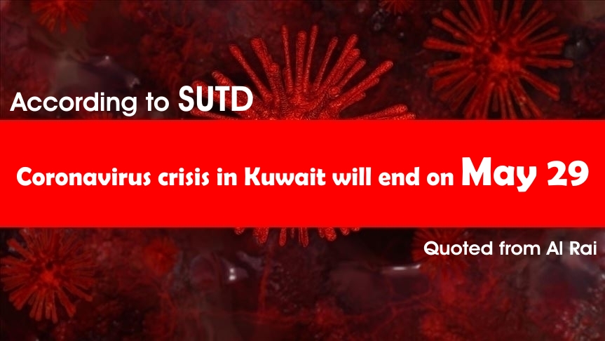 As per SUTD, Coronavirus crisis in Kuwait will end on May 29 (AlRai)