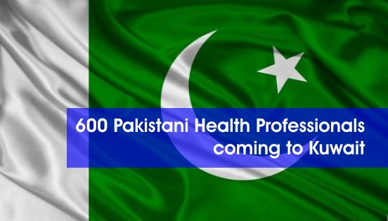 600 Pakistani Health Professionals coming to Kuwait