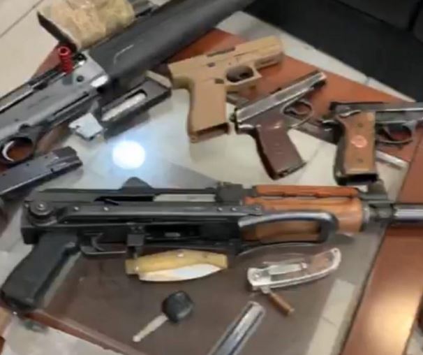 Multiple weapons found