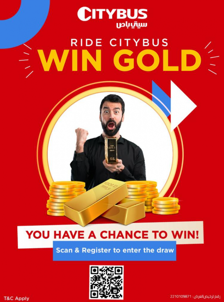 CityBus Launches ‘Gold Rush’ Raffle Draw to Reward Its Passengers