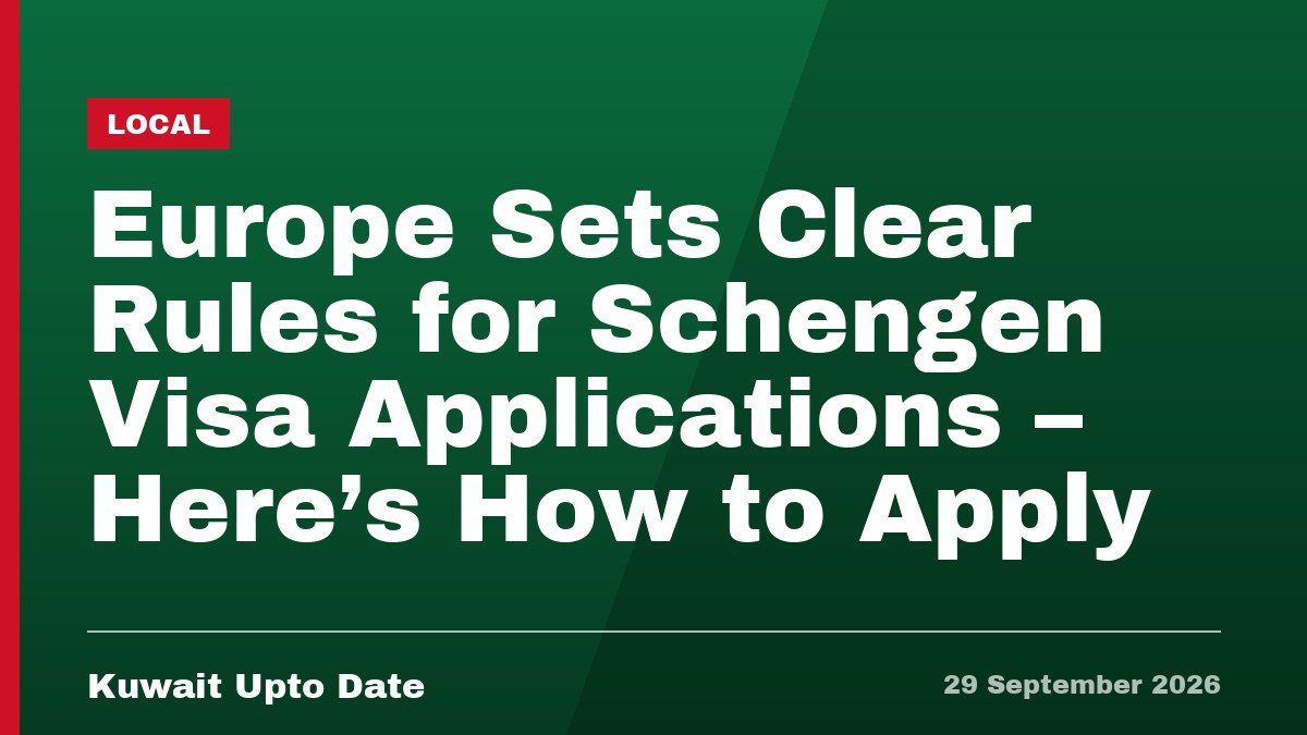 Europe Sets Clear Rules for Schengen Visa Applications – Here’s How to Apply