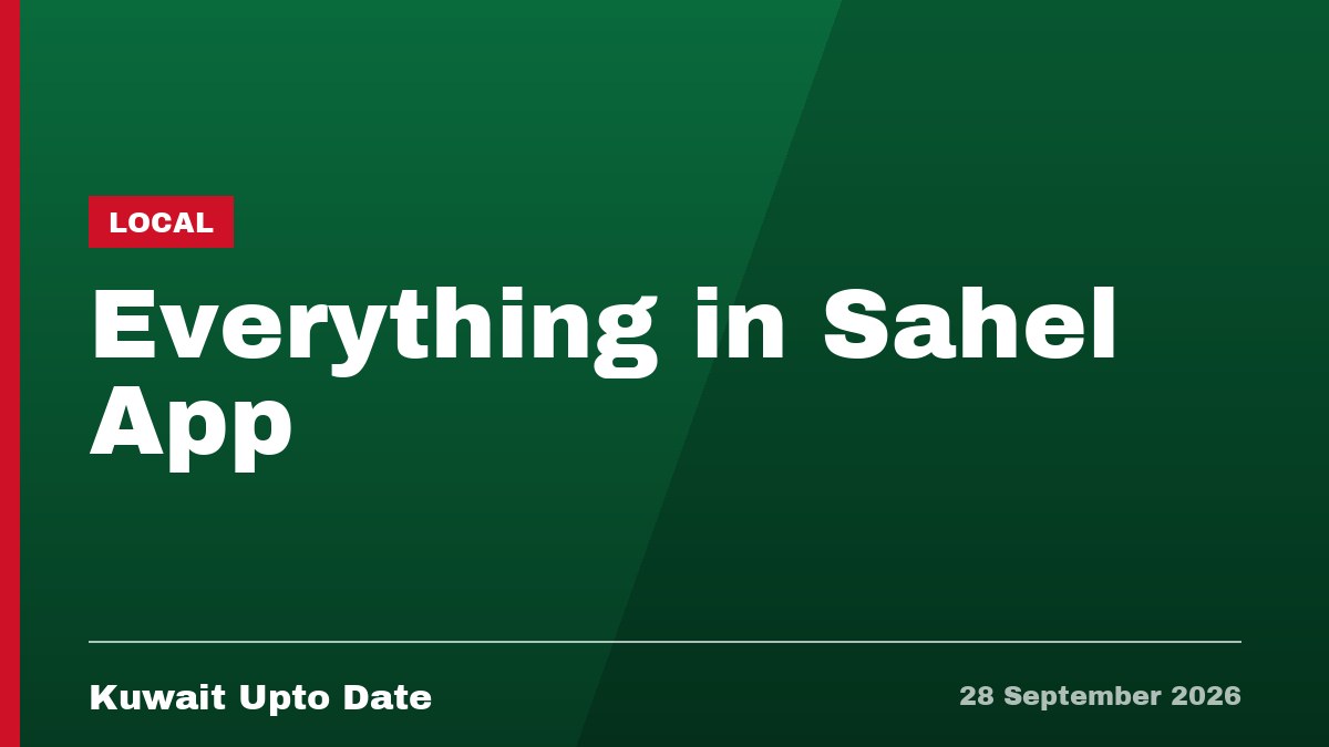 Everything in Sahel App