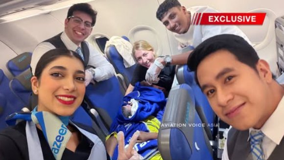 Baby born on Jazeera flight from Kuwait to Colombo