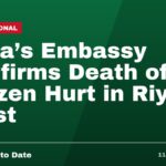 India's Embassy Confirms Death of Citizen Hurt in Riyadh Blast