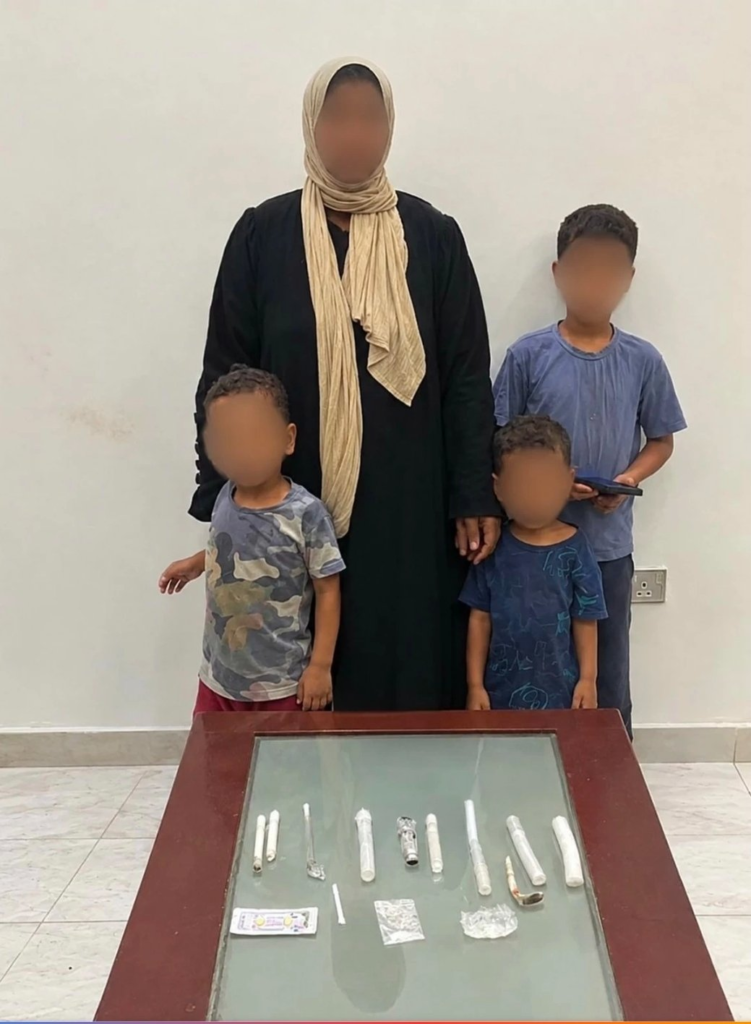 Jleeb Al-Shuyoukh: Woman Used Children to Mask Drug Drops
