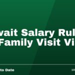 Kuwait Salary Rule for Family Visit Visas
