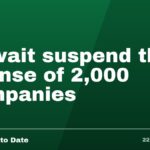 Kuwait suspend the license of 2,000 companies