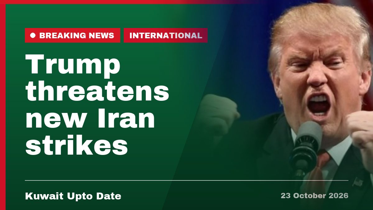 Trump threatens new Iran strikes