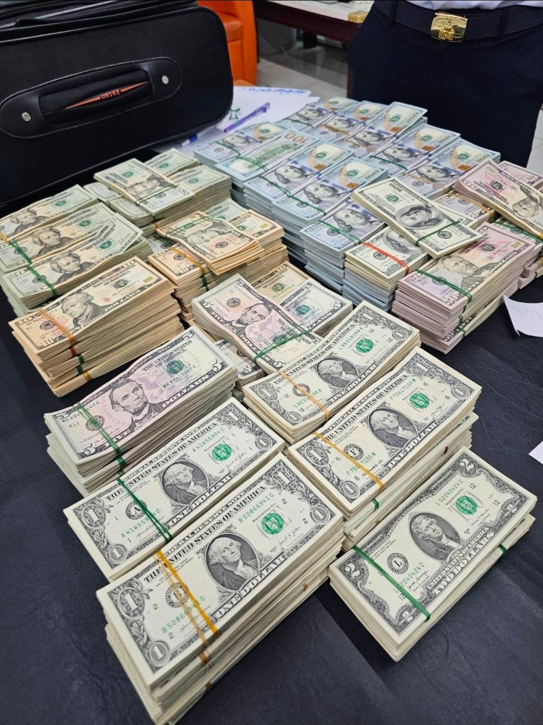 Two Travellers Hiding $1.67 Million in Cash at Airport