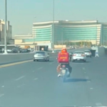 Viral Video of Smoking Delivery Bike Reignites Kuwait Safety Worries