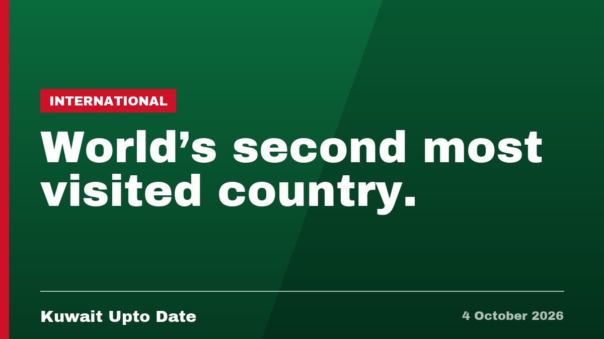 World's second most visited country.